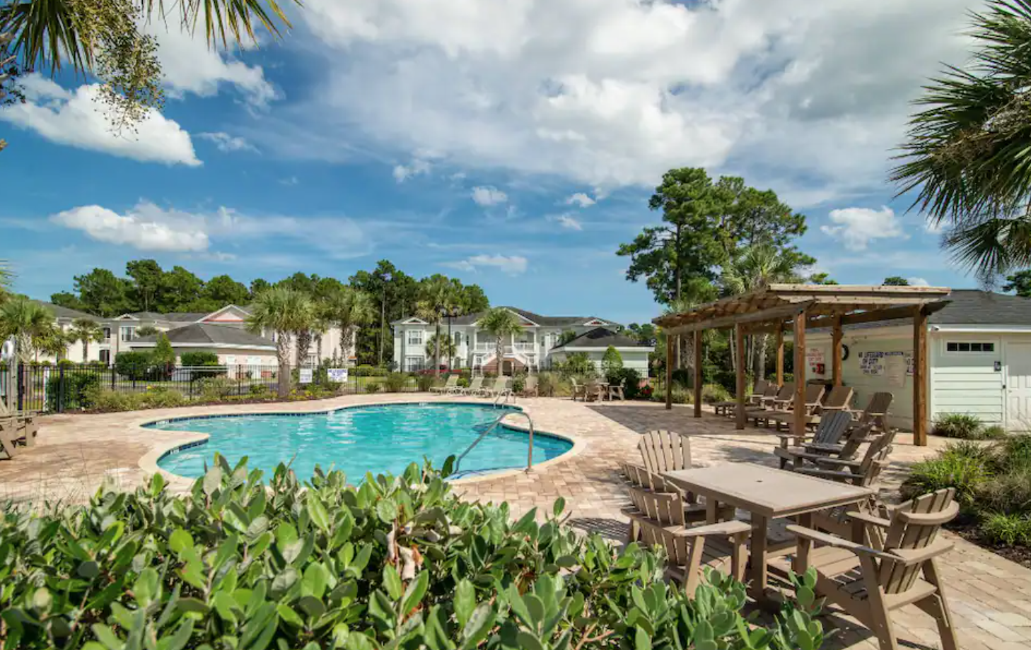 Martin's Place Luxurious 4-bedroom golf condo at Martin's Place with pool, lounge area, and surrounded by 8 prime golf courses in Pawleys Island, SC.